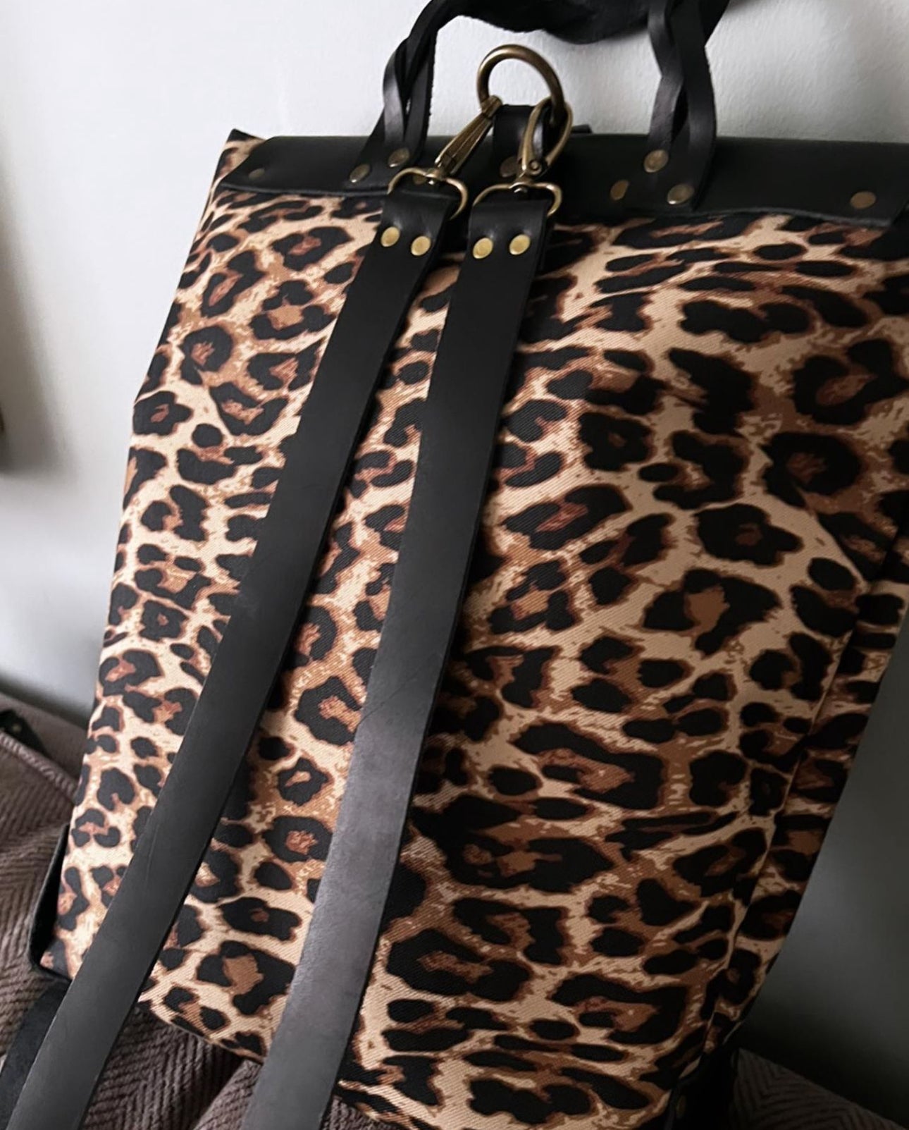 Bo&Dex -  Leopard Slim Backpack