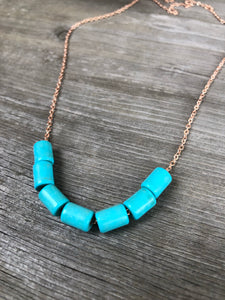 Turquoise Beads Necklace